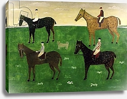 Постер Horses and Jockeys