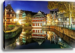 Постер Маленькая Франция, Страсбург, Эльзас, Франция