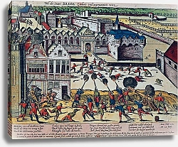 Постер Хогенберг Франц (карты) The Haultepenne Fury in 1581