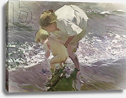 Постер Соролья-и-Бастида Хоакин Bathing on the Beach, 1908