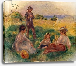Постер Ренуар Пьер (Pierre-Auguste Renoir) Party in the Country at Berneval, 1898