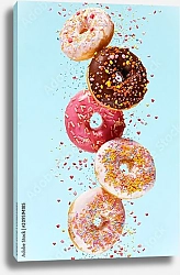 Постер Летающие сахарные пончики