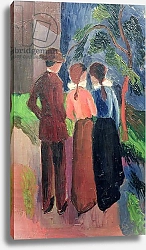 Постер Макке Огюст (Auguste Maquet) The Walk, 1914