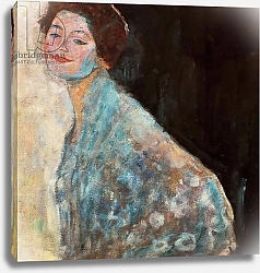 Постер Климт Густав (Gustav Klimt) Portrait of a Lady in White, 1917