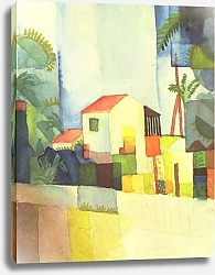 Постер Макке Огюст (Auguste Maquet) Яркий дом