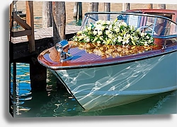 Постер Свадебный катер в Венеции