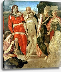 Постер Микеланджело (Michelangelo Buonarroti) The Entombment