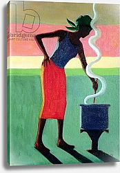 Постер Уиллис Тилли (совр) Cooking Rice, 2001