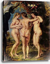 Постер Рубенс Петер (Pieter Paul Rubens) Три Грации 2