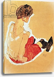 Постер Шиле Эгон (Egon Schiele) Seated Woman, 1911