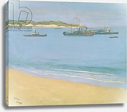 Постер Лавери Джон The Harbour at St. Jean de Luz - Early Morning, 1917