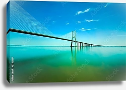 Постер Португалия. Лиссабон. Мост Васко да Гама 3