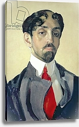 Постер Сомов Константин Portrait of Mikhail Kuzmin, 1909