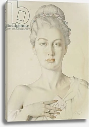 Постер Сомов Константин Imaginary Portrait of Cécile de Volanges in Choderlos de Laclos's 'Liaisons dangereuses', 1934