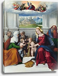 Постер Джарофало Священная Семья и Святые