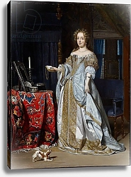 Постер Метсю Габриэль Portrait of a Lady, 1667