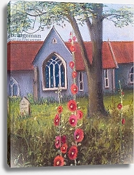 Постер Старкей Марго (совр) Hambleden Church near Henley, 2018