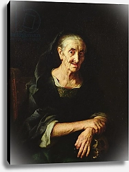 Постер Школа: Итальянская 17в. Portrait of an Old Woman