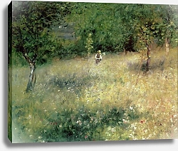 Постер Ренуар Пьер (Pierre-Auguste Renoir) Spring at Chatou, c.1872-5