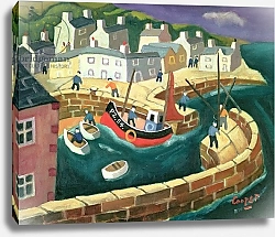 Постер Купер Уильям (совр) PZ.54. in Mousehole Harbour, Cornwall