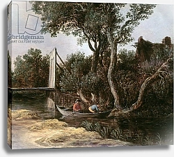 Постер Гойен Ян Landscape with Bridge, c.1628