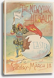 Постер Липман Макс The New York Herald, Easter 1894. Sunday – March 18