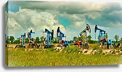 Постер Нефтяное месторождение 2