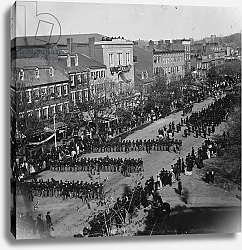 Постер Американский фотограф Lincoln's funeral on Pennsylvania Ave., Washington, D.C., 19 April 1865