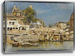 Постер Уикс Эдвин Temples and bathing ghat at Benares, 1883-85
