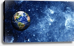 Постер Земля в космическом пространстве