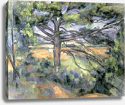 Постер Сезанн Поль (Paul Cezanne) The Large Pine, 1895-97
