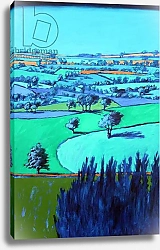 Постер Повис Поль (совр) Blue landscape