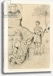 Постер Шоу Анри (акв) Lydgate Presenting his Book to the Earl of Salisbury