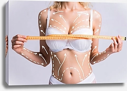 Постер Косметическая хирургия груди и живота