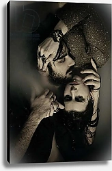 Постер Хогабо Элинтиция (совр) Eira & Lukas in water, dark, 2016, screen print