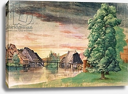 Постер Дюрер Альбрехт The Watermill, 1495-97