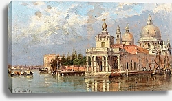 Постер Брандис Антуанетта Venice, Santa Maria della Salute with Old Dogana
