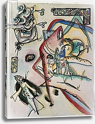 Постер Кандинский Василий Expressionism: “” The Horseman”” Painting by Vassily Kandinsky. 1916 New York, Museum of Modern Art
