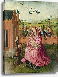 Постер Неизвестен Дева Мария с младенцем со Святыми и даритель