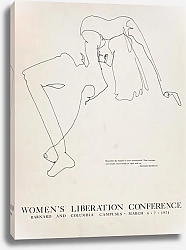 Постер Неизвестен Women’s liberation conference, Barnard and Columbia campuses, March 6 and 7, 1971