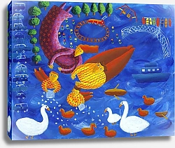 Постер Николс Жюли (совр) Feeding the Ducks, 2003