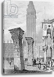 Постер Праут Самуель St. Mark's Square, Venice, engraved by Edward John Roberts