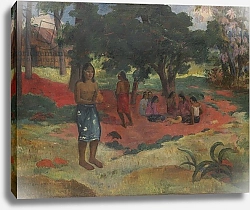 Постер Гоген Поль (Paul Gauguin) Parau Parau, 1892