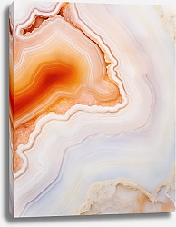 Постер Geode of orange agate stone 2