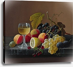 Постер Розен Северин Still Life Of Fruit With Lemon