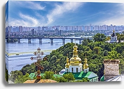 Постер Украина, Киев. Вид на город