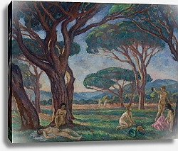 Постер Панкевич Юзеф Landscape from Provence with Idyllic Scenes