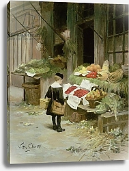 Постер Гилберт Виктор Little Boy at the Market