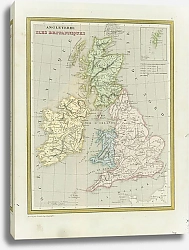 Постер Карта: Великобритания