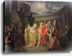 Постер Лосенко Антон Прощание Гектора с Андромахой. 1773